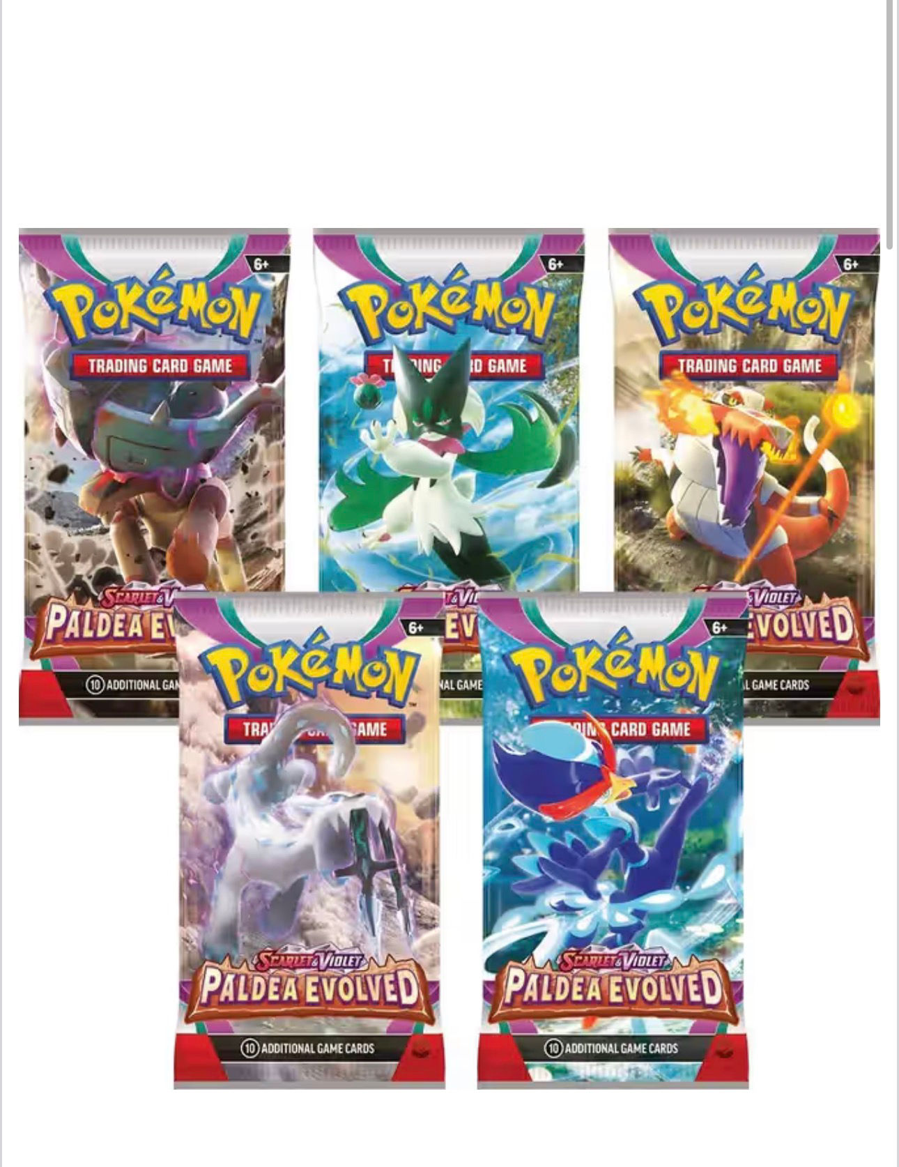 Pokémon TCG Scarlet & Violet Paldea Evolved Booster Pack