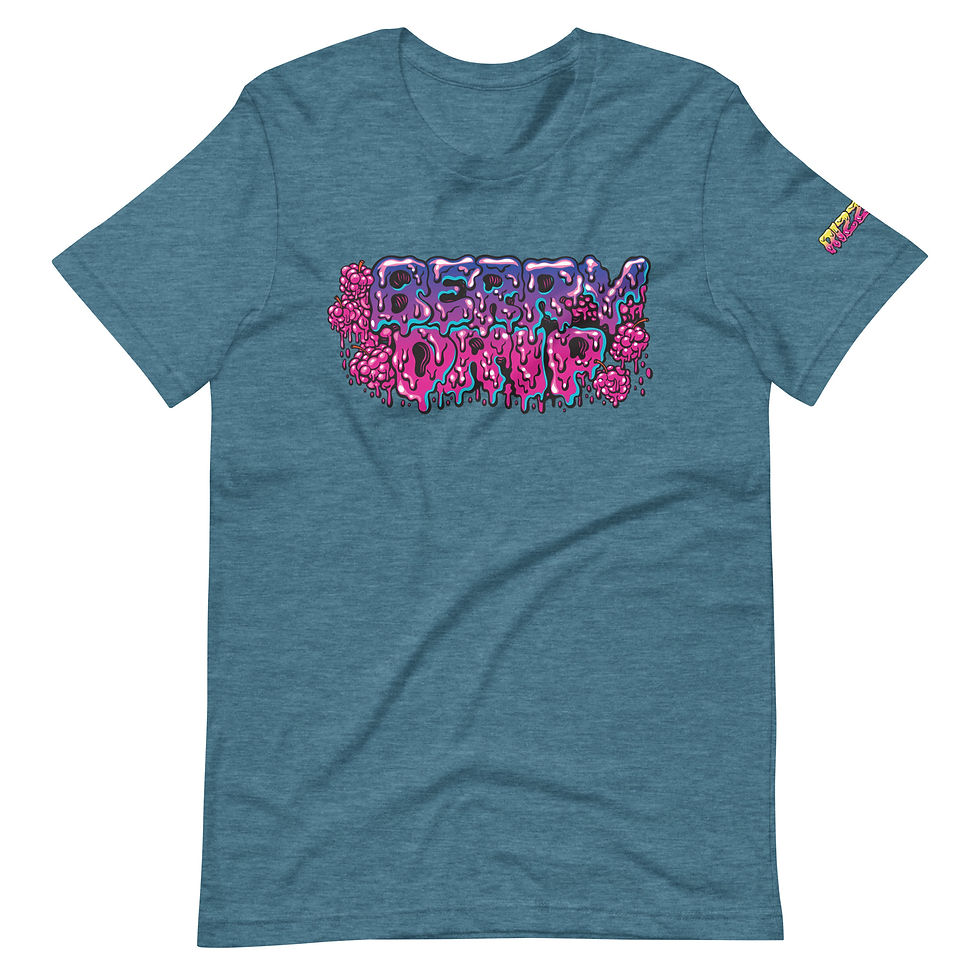 Thumbnail: RIZZLERS Berry Drip Logo Tee