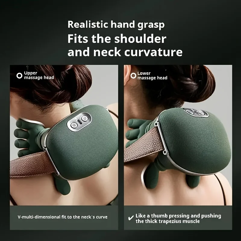 Thumbnail:  Bionic Neck & Shoulder Massager | Heated Trapezius Kneading | Cordless