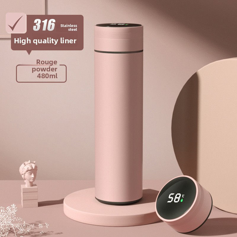 Thumbnail: Smart Temperature Display Stainless Steel Thermos Cup