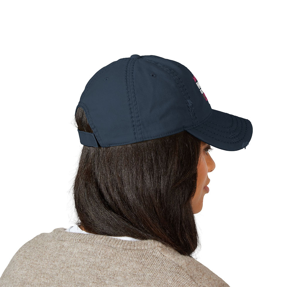 Thumbnail: Copy of Copy of Distressed Dad Hat (Embroidery)