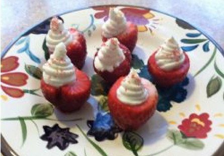 Mascarpone Filled Strawberries