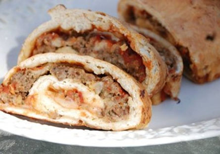 Crave Mozzarella and Meatball Stromboli
