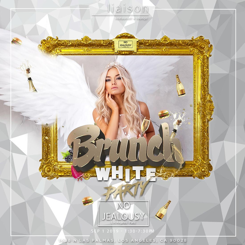 No Jealousy Sunday Party Brunch - Labor Day Weekend White Party