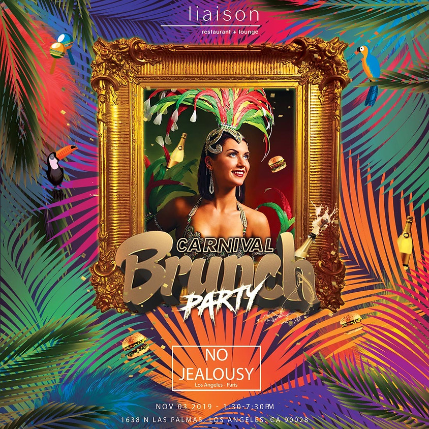No Jealousy Sunday Party Brunch - Carnival theme