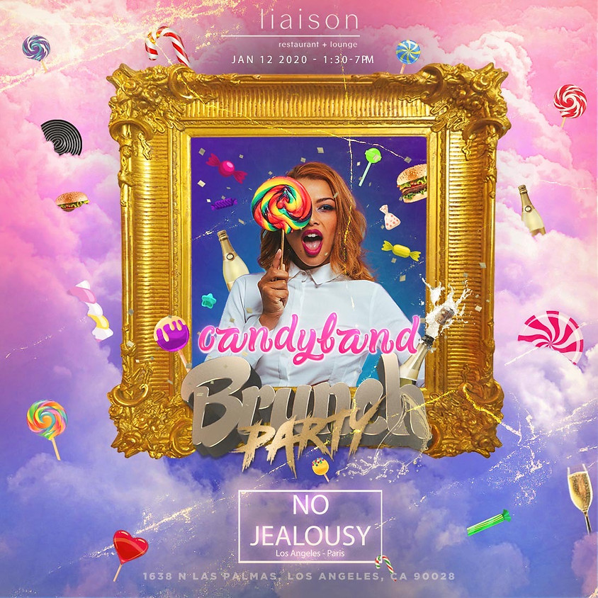 No Jealousy Sunday Party Brunch - Welcome to the Candyland