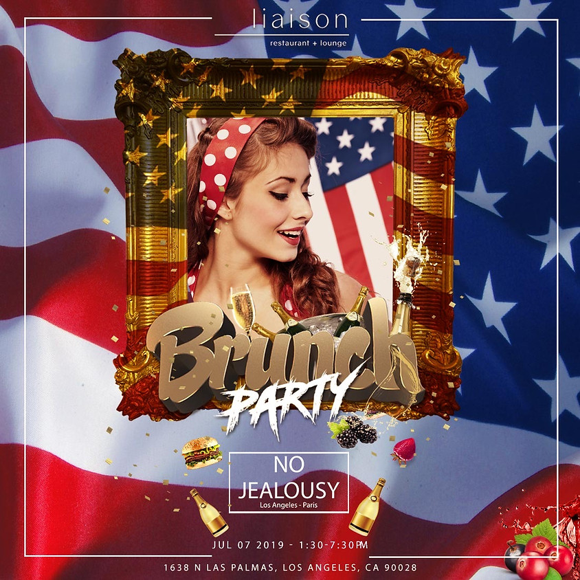 No Jealousy Sunday Party Brunch - American Dream Themed
