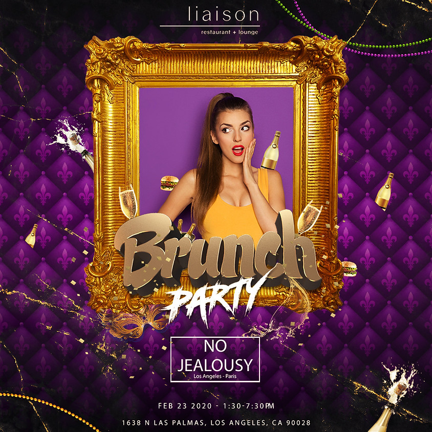 No Jealousy Sunday Party Brunch - Mardi Gras Themed