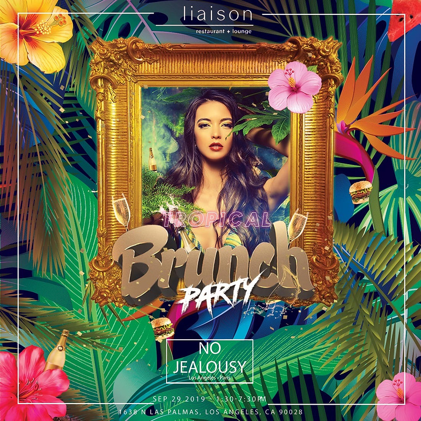 No Jealousy Sunday Party Brunch - Tropical Themed