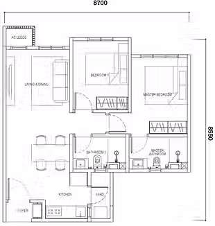 667 sqft