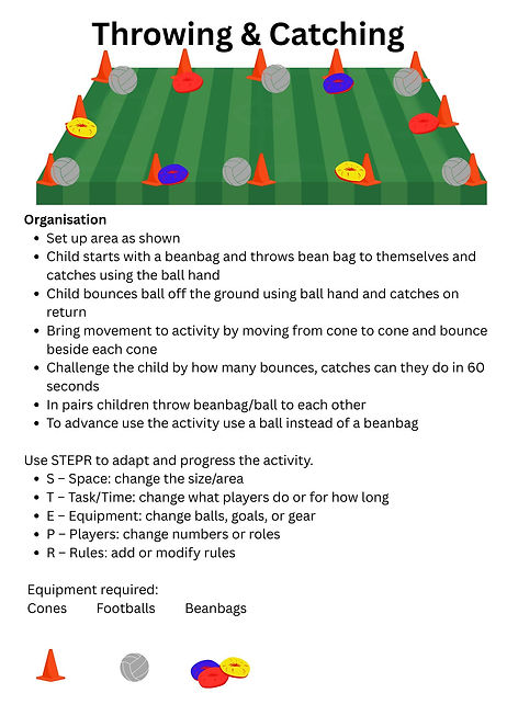 Bounce Throwing & catching