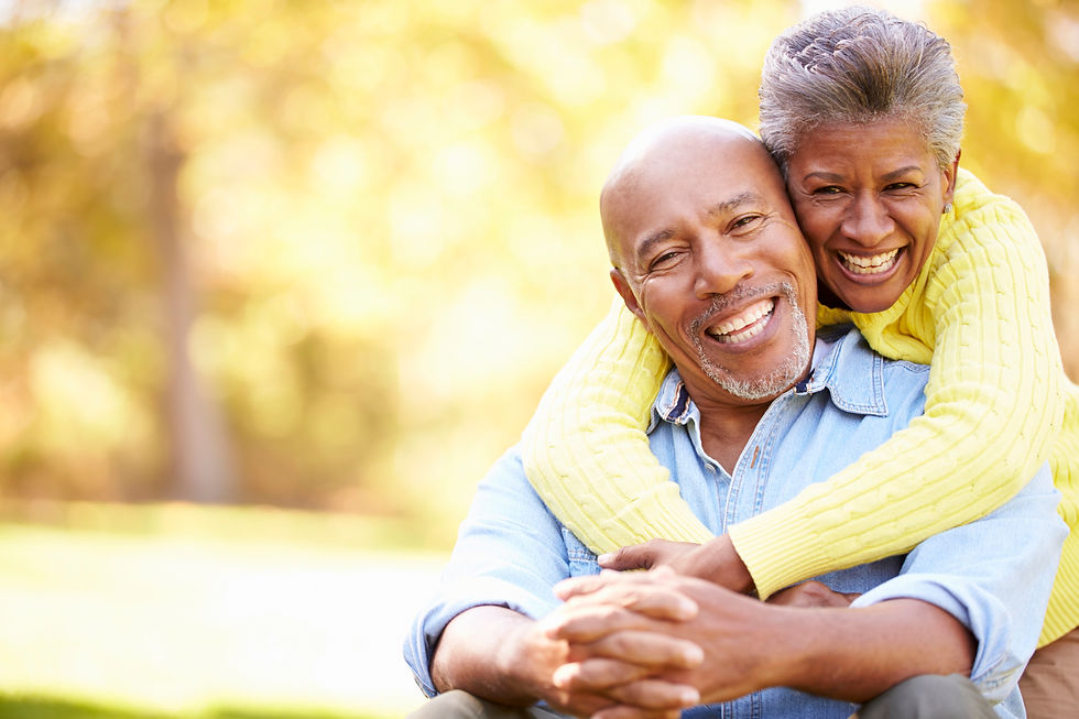 Senior Couple Relaxing in Autumn Landscape.jpg