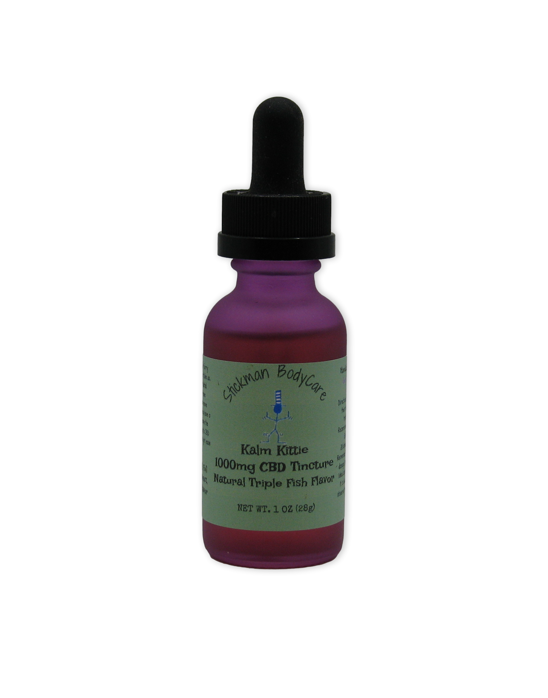 Kalm Kittie 1,000mg CBD Tincture (Triple Fish Flavor) 1oz