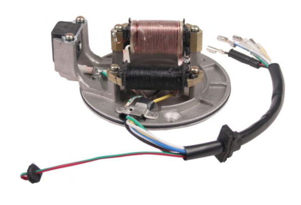 1 STATOR PLATE 2 COIL