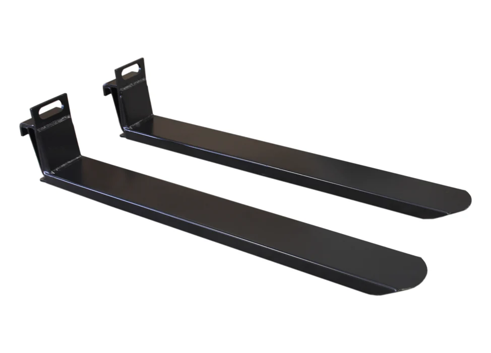 48" Black Pallet Forks for Excavator
