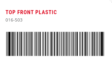 4  TOP FRONT PLASTIC