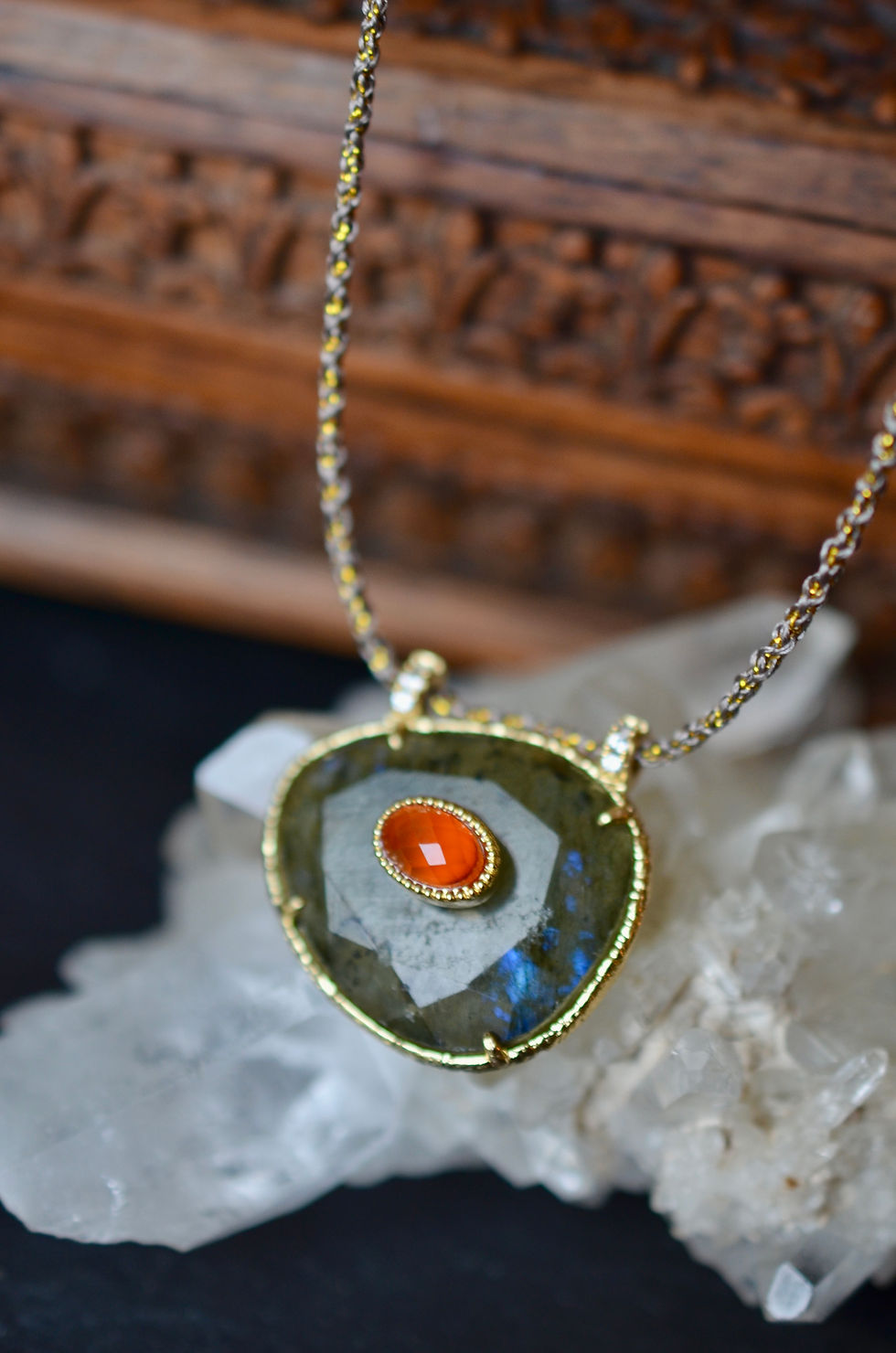 Miniature : Collier Labradorite