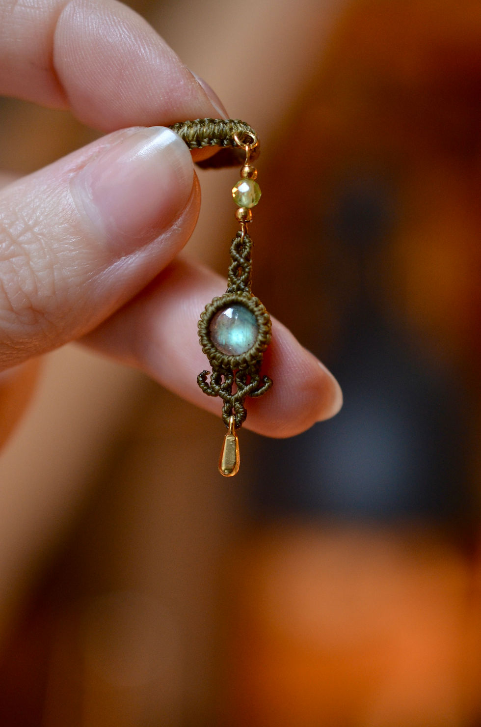 サムネイル： Earcuff macramé 