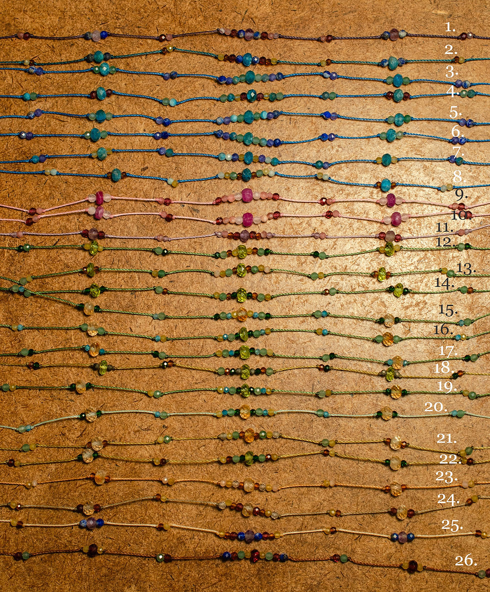 Miniatura: Bracelets minimalistes macramé Héra