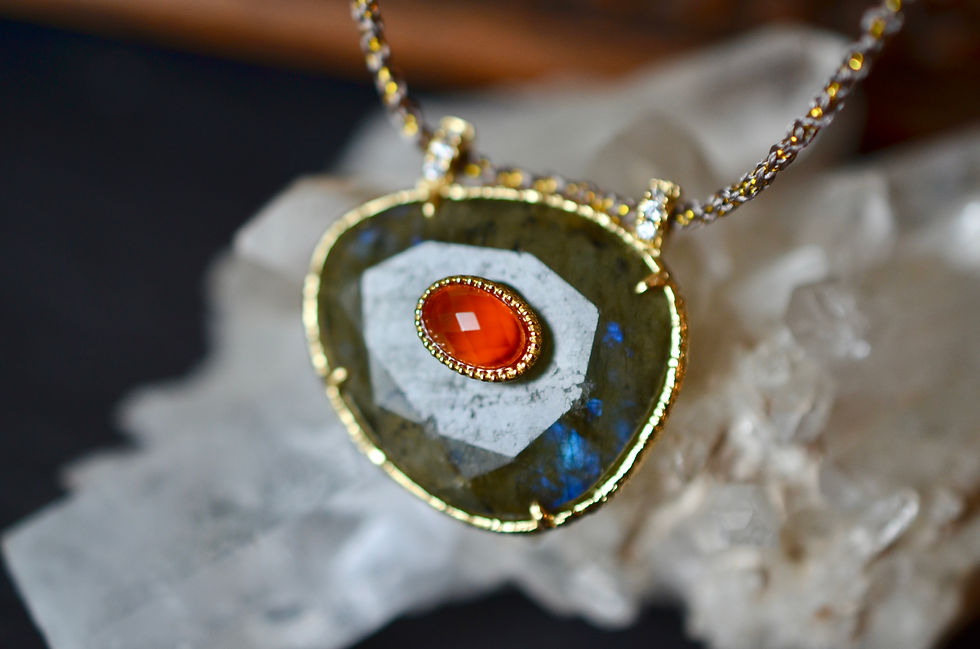 Miniature : Collier Labradorite