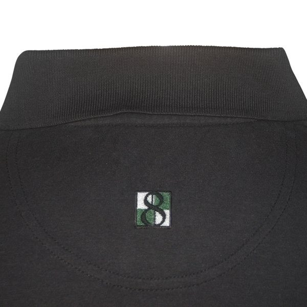Thumbnail: Black Performance Polo with Green and White Logo