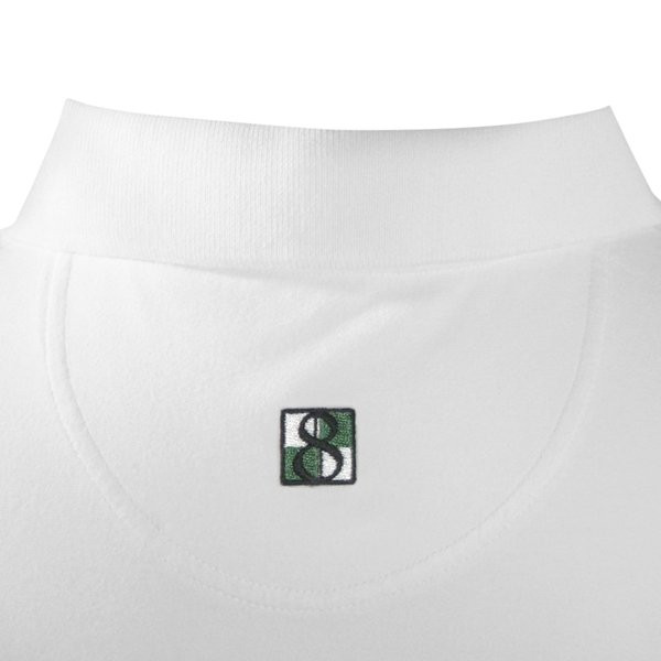 Thumbnail: White Performance Polo with Green and White Logo