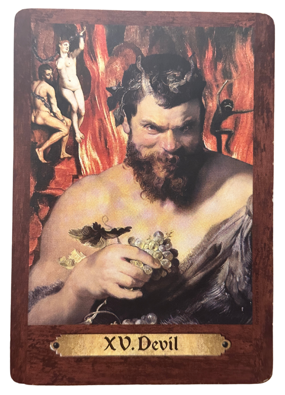 The Devil Tarot Card meaning, Touchstone Tarot by Kat Black