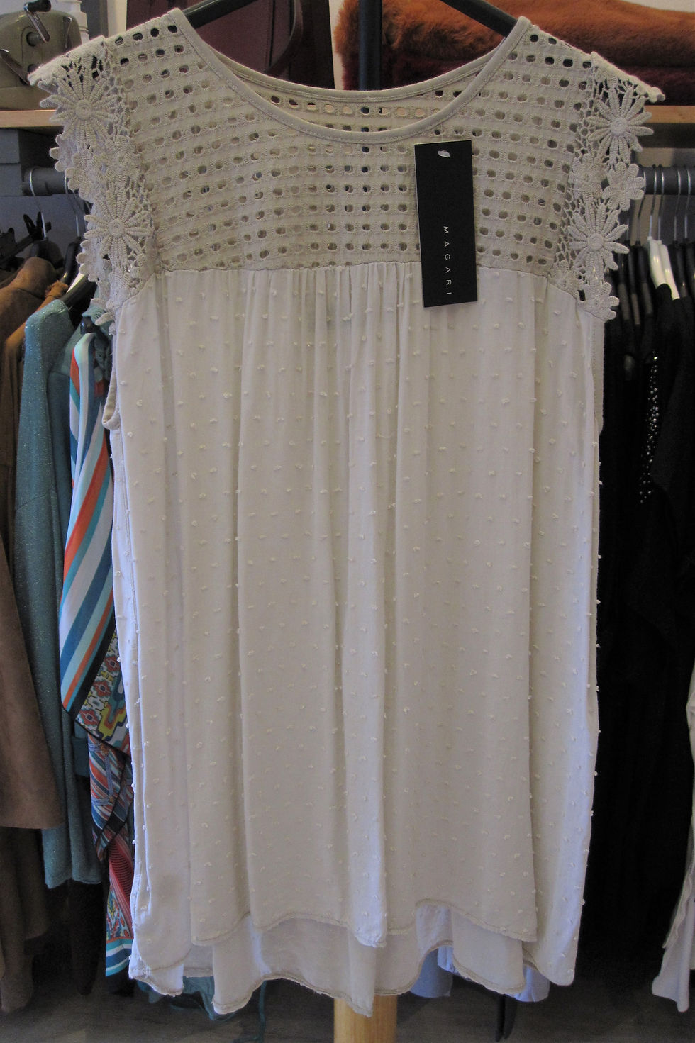 Miniatura: Blusa plumetí c/ broderie