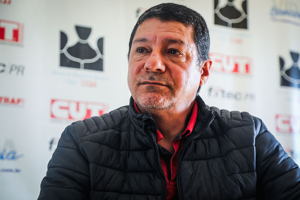 Damião Rodrigues revela que a quantidade de bancários na sua região diminuiu quase 50%. Foto: Joka Madruga/Vigília Comunica