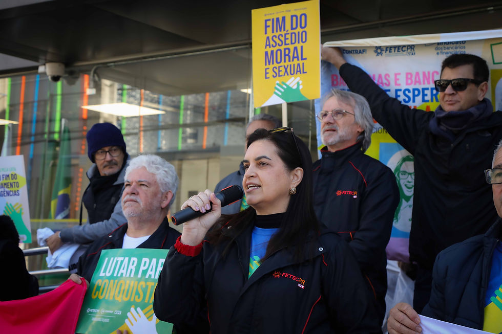 Bancários do Paraná se mobilizam contra fechamento de agências e metas abusivas