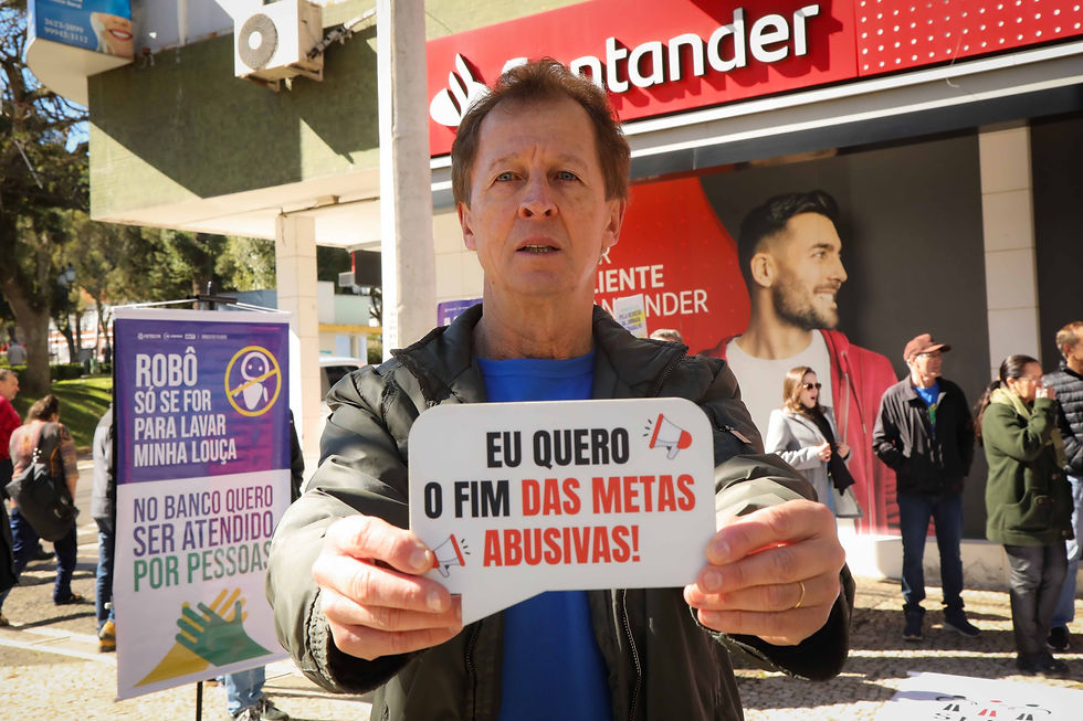 O diretor de Patrimônio do Sindicato de Guarapuava, Orlando Stavinski. Foto: Joka Madruga/Vigília Comunica