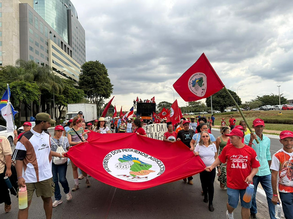 Com marcha em Brasília, MPA encerra 4º Encontro Nacional
