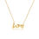 Thumbnail: "Love" Necklace in 10K Yellow Gold