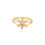 Thumbnail: 14K YELLOW GOLD CZ RING