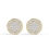 Thumbnail: .50 CTW DIAMOND CLUSTER ROUND STUD EARRINGS 10K YELLOW GOLD
