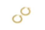 14K YELLOW GOLD TEXTURED HOOP EARRINGS