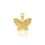 Thumbnail: 14K Yellow Gold Butterfly Pendant