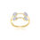 Thumbnail: 14K YELLOW GOLD CZ RING