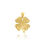 Thumbnail: 14K Yellow Gold Four-Leaf Clover Pendant Charm