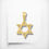 Thumbnail: 14k Yellow Gold Star of David Pendant