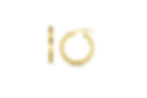 14K TEXTURED AND POLISHED YELLOW GOLD HOOP EARRINGS