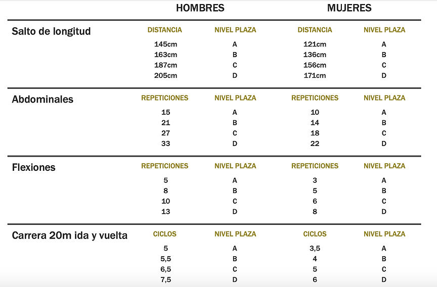fuerzas armadas, pruebas de ingreso, ent