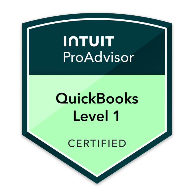 QuickBooks Certified ProAdvisor badge