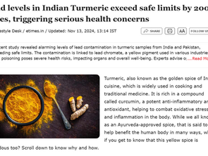 Adulteration in Turmeric Powder 