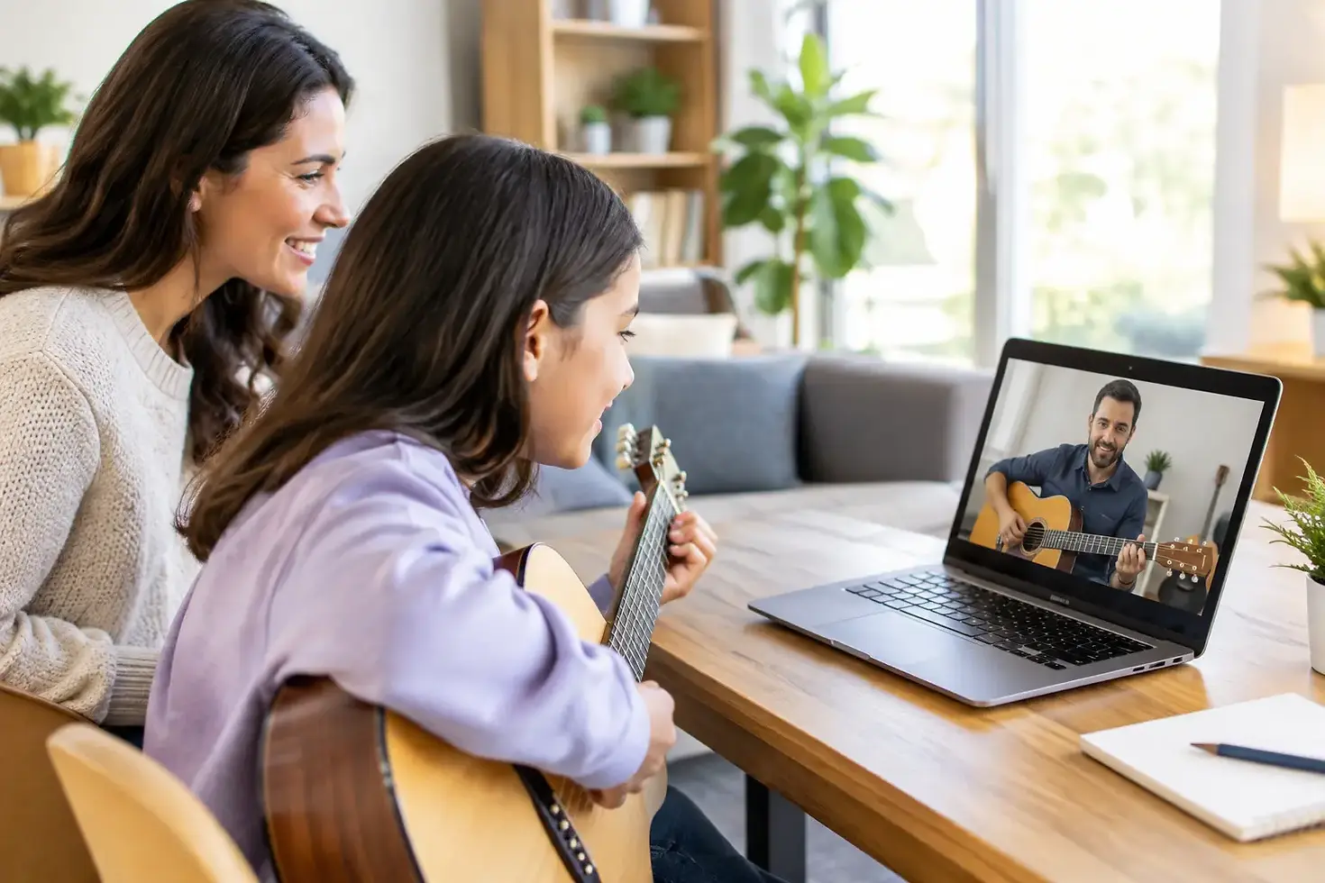 Online Music Lessons That Fit Family Life
