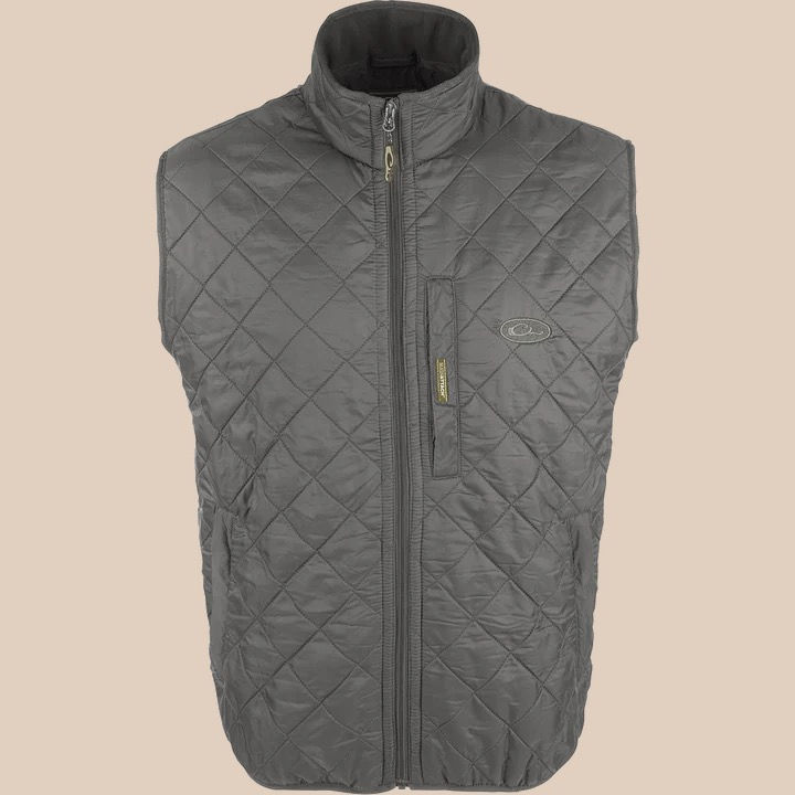 Thumbnail: Drake Quilted Fleece Lined Vest