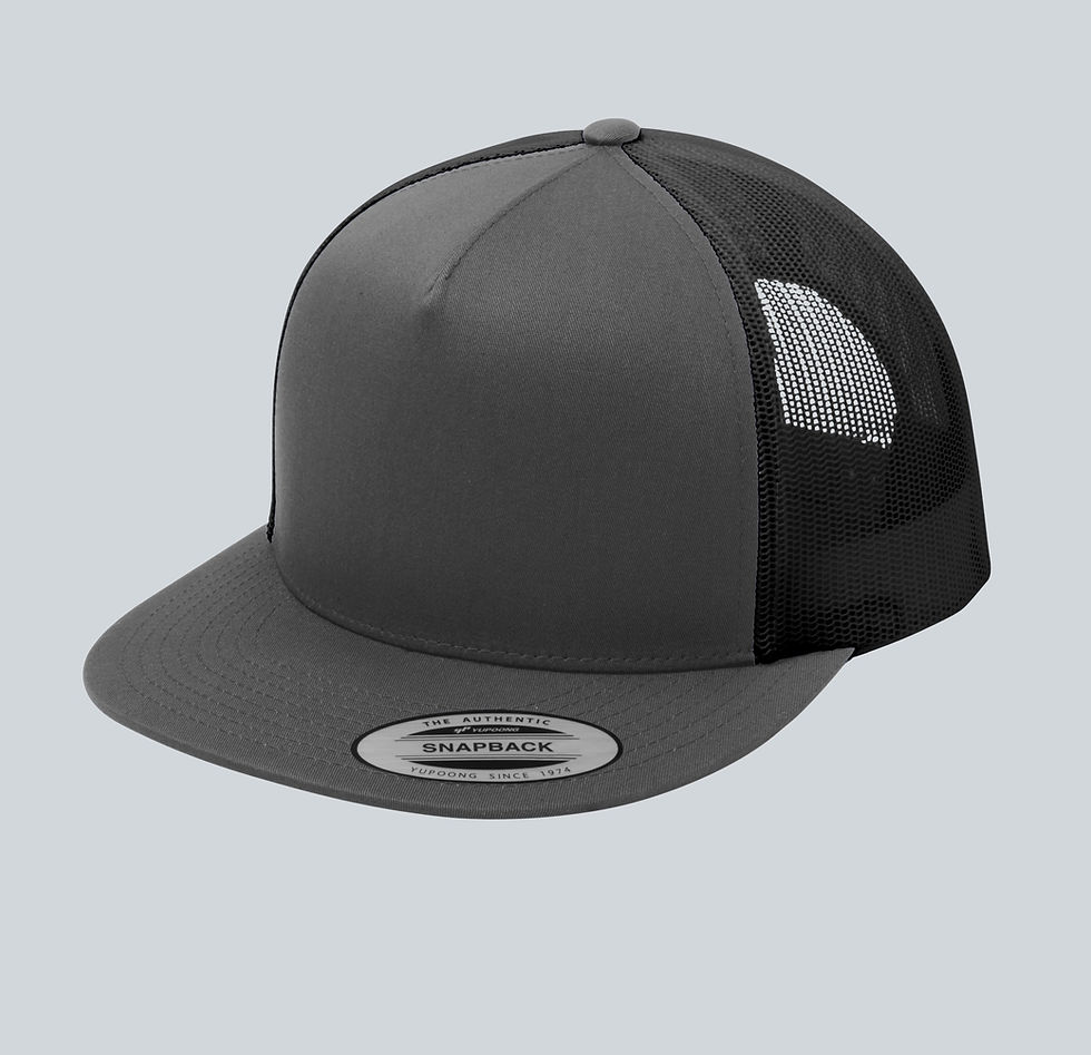 Thumbnail: Sport-Tek Yupong 5 Panel Classic Trucker Mesh Back Cap