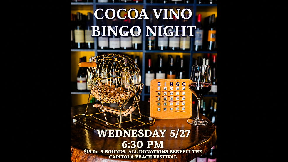 Wednesday Night Bingo - Capitola Beach Festival @6:30PM