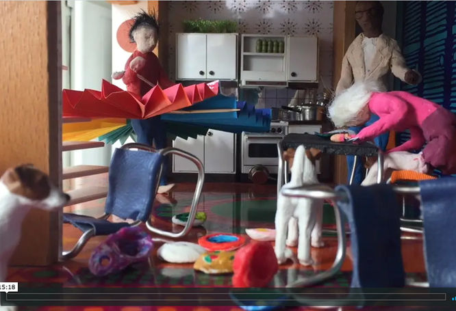 Beckett, lockdown, theatre, clay figures, claymation