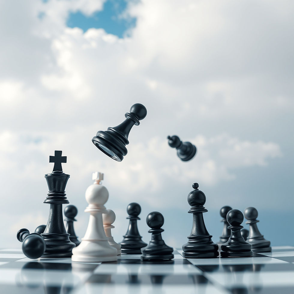 Black and White Chess pawns falling from sky.jpg